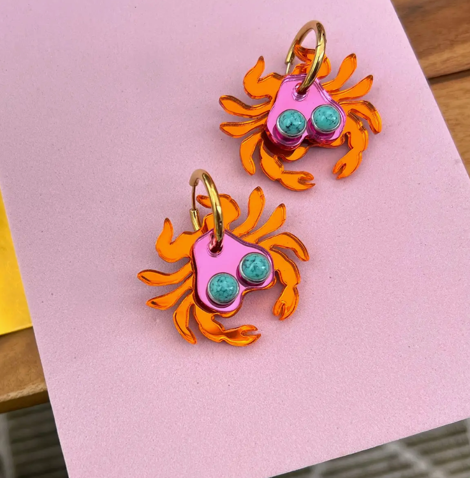Tribe & Temple WP - Crab Earrings