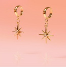Tribe + Temple - Star Tiny Hoop 18K Gold Plated
