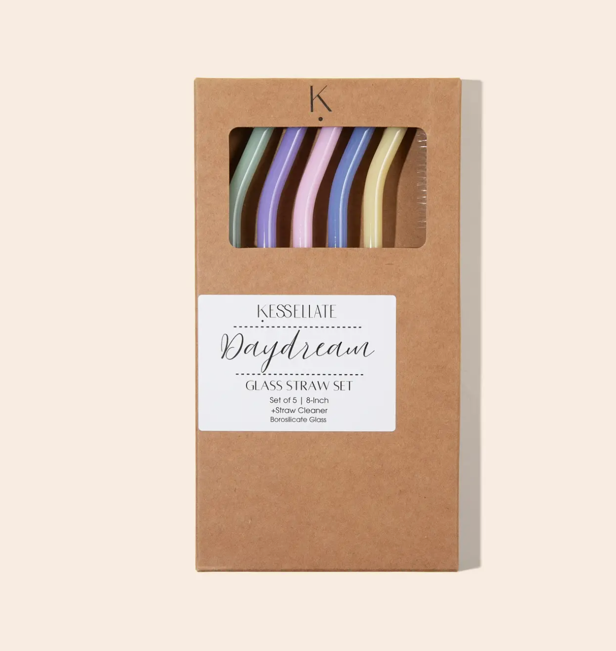 Bent Glass Straw Set X Daydream