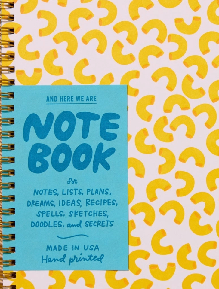 And Here We Are - Macaroni Spiral Notebook