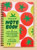 And Here We Are - Tomato Letterpress A5 Spiral Notebook