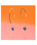 Tribe + Temple - Abstract Dainty Hoop