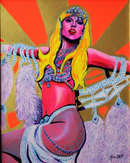 badgirlclubart - * Feather Showgirl Taylor Prints