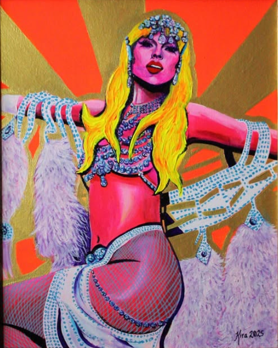 badgirlclubart - * Feather Showgirl Taylor Prints
