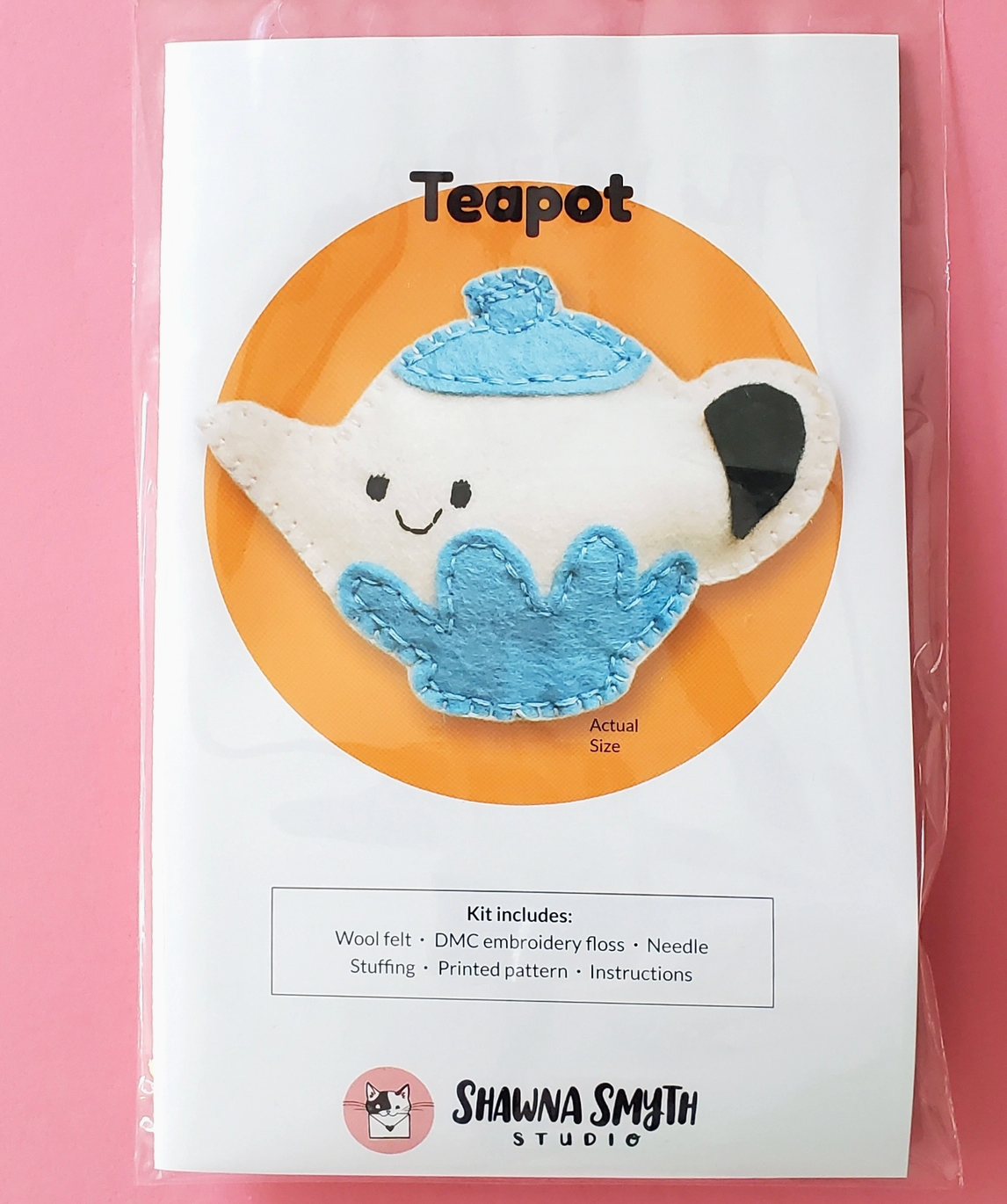 Shawna Smyth Studio - Teapot Diy Felt Kit