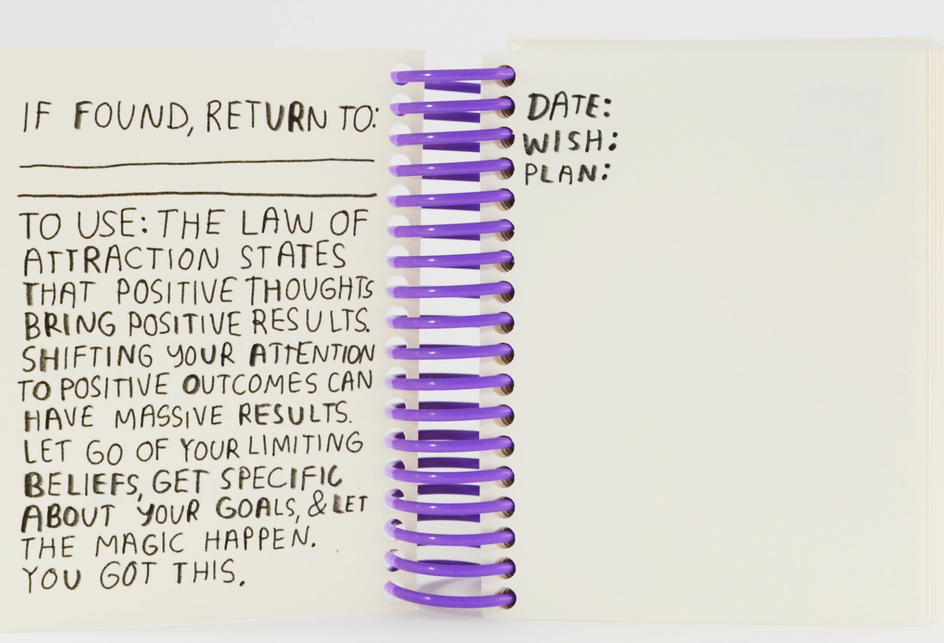 People I've Loved -  Wish It, Attract It, Make It Real Manifestation Journal