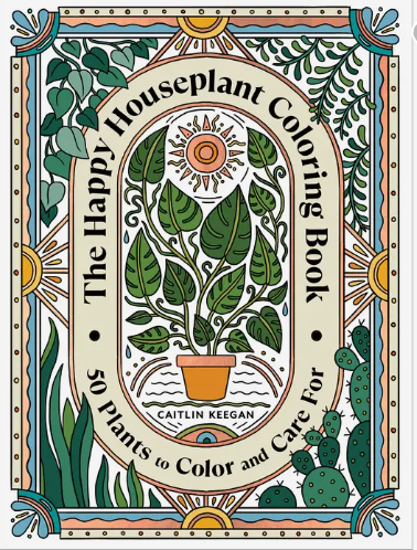 The Happy Houseplant Coloring Book