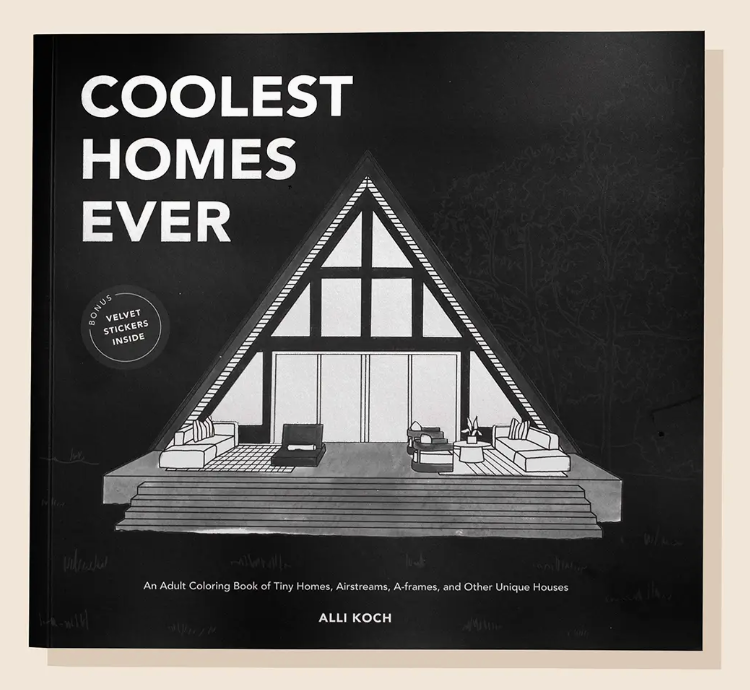 Coolest Homes Ever - coloring book