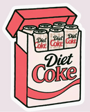 diet coke pack - sticker