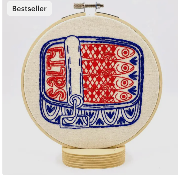 Embroidery Kit - Hook, Line + Tinker