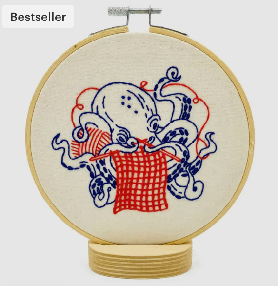Embroidery Kit - Hook, Line + Tinker