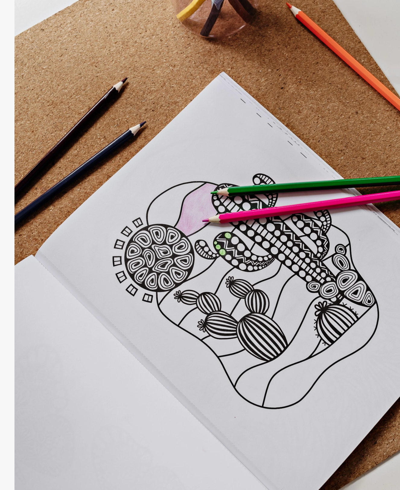 Dream in Color: Coloring Book & Waterproof Stickers