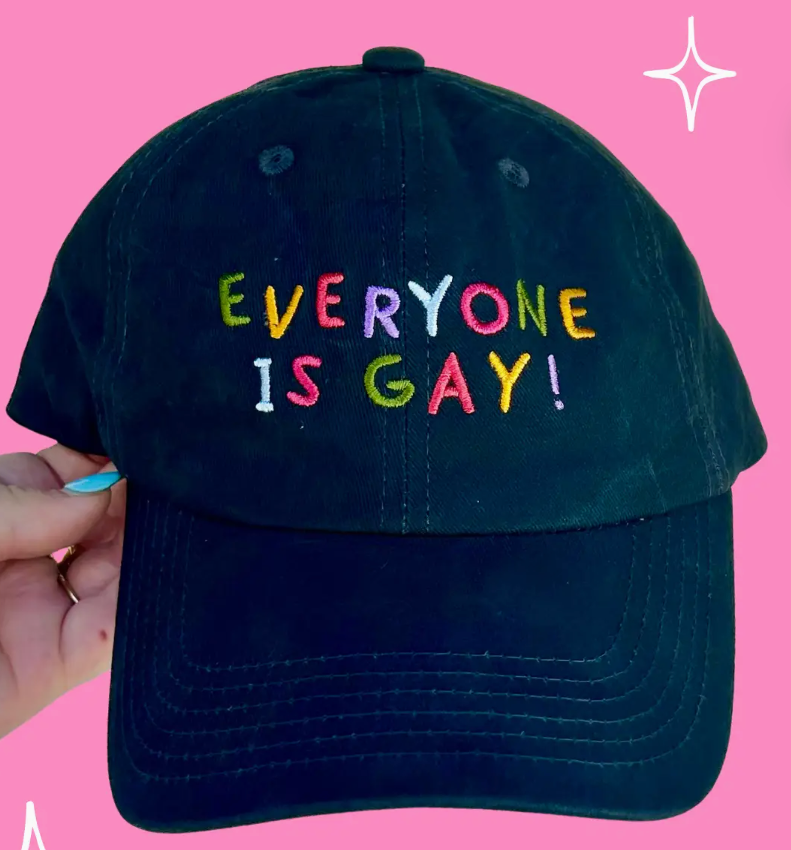 The Peach Fuzz - Everyone is Gay Baseball Hat