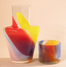 Bow Glassworks - Bedside Decanter w/ Cup Tutti Frutti