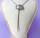 Velvet Outlaw -Silver Armadillo Bolo