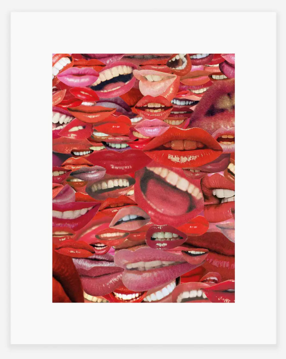 Julia Walck- The Word on Everyone's Lips Print