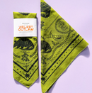 Velvet Outlaw - Green Armadillo Bandana