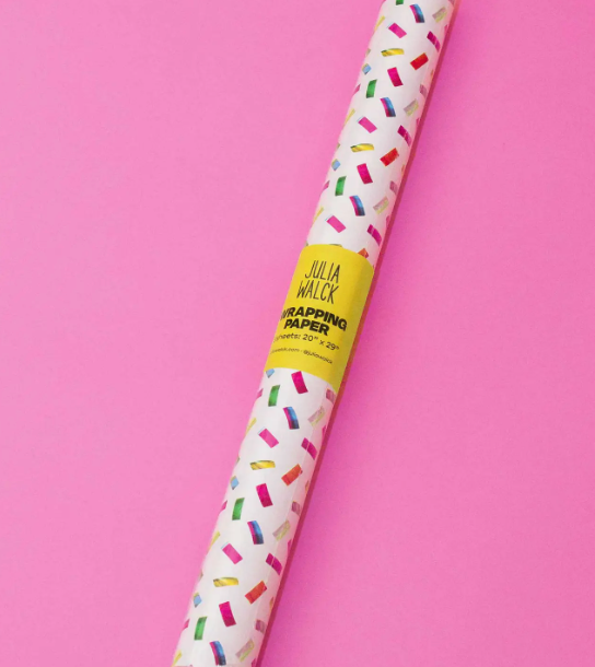 Julia Walck- Confetti Wrapping Paper