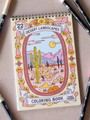 Desert Landscapes Coloring Book