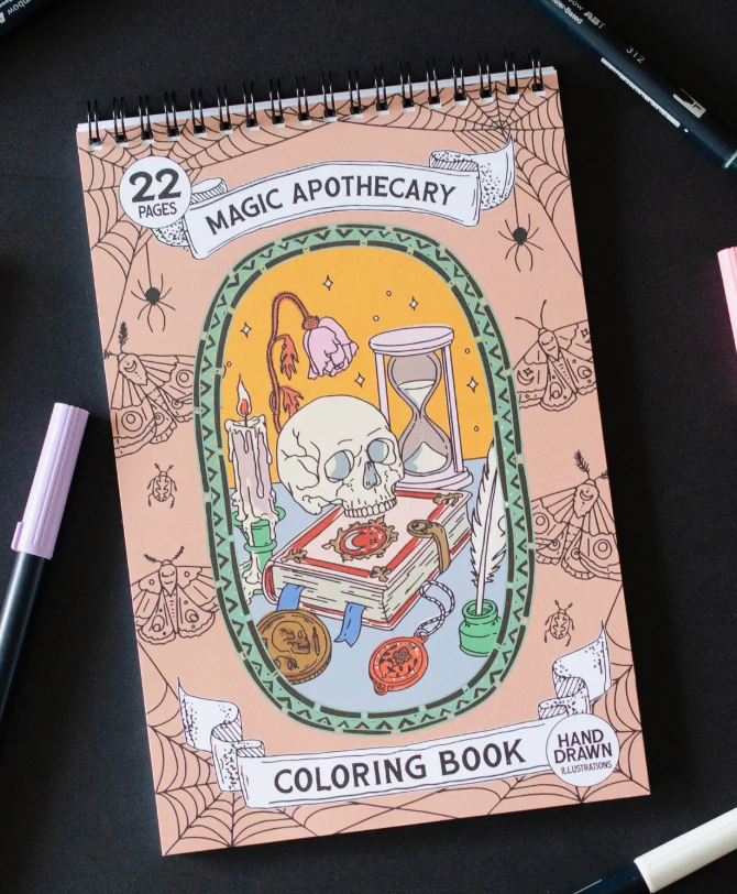 Magic Apothecary Coloring Book