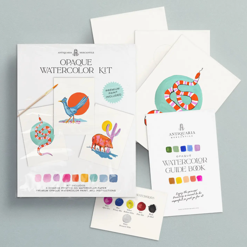 Watercolor Kit: Southwest Animals