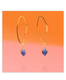 Tribe + Temple - Abstract Dainty Hoop