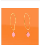 Tribe + Temple - Abstract Dainty Hoop