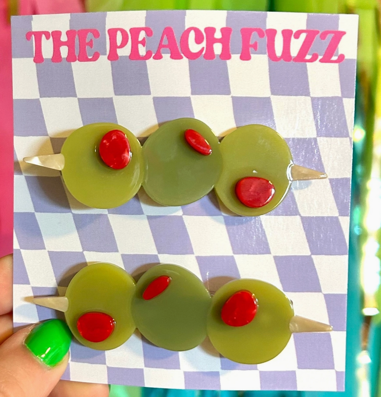 The Peach Fuzz - Hair Clip Set