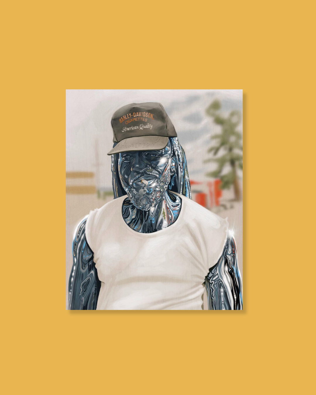 TOM DAY ART - * ChromeBoy 2.0 Shaboozey Print