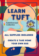 Local artist teach tufting rug making downtown rogers arkansas melspace creative rug maker local art local artists teach workshops Discover tufting workshops in Northwest Arkansas with a skilled local artist. Learn the art of tufting and create beautiful, custom pieces in a fun, hands-on environment.