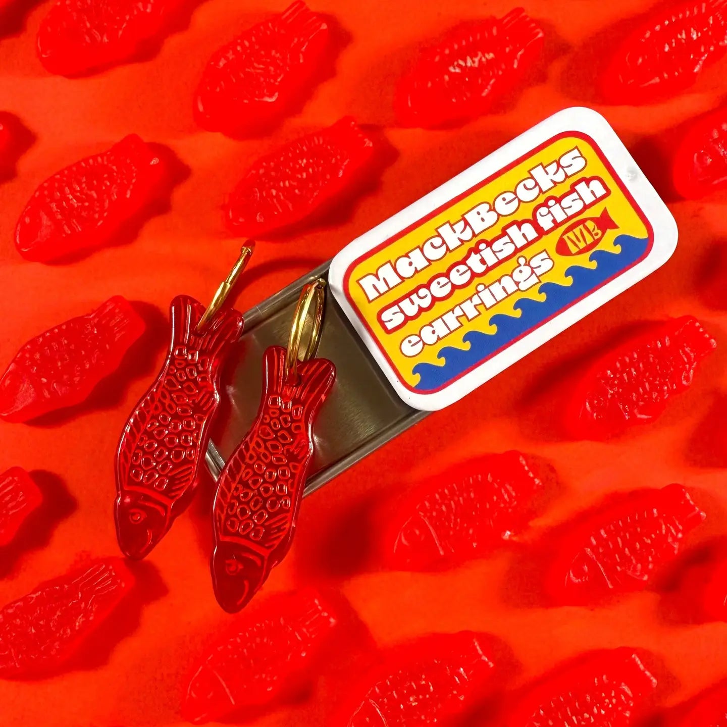 Mackbecks - Sweetish Fish Earrings