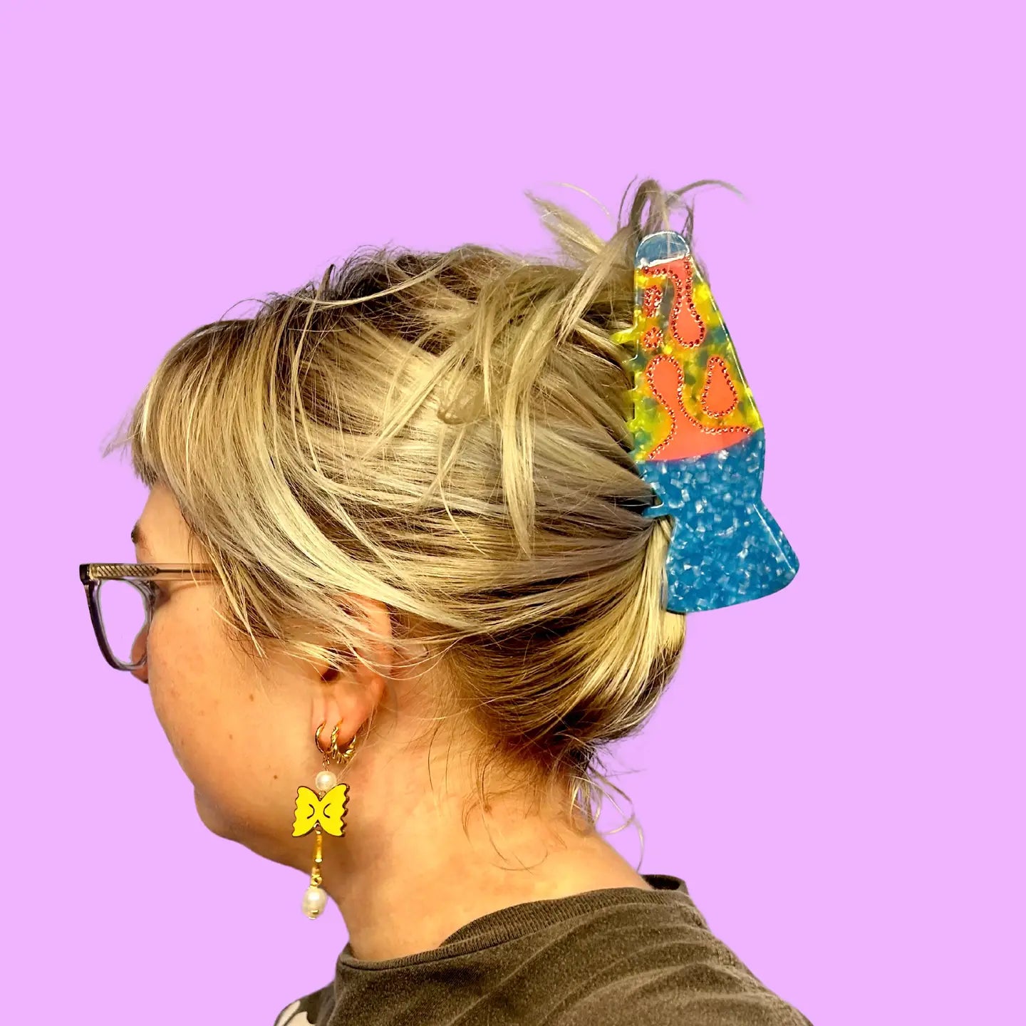 The Peach Fuzz - Hair Claw Clips