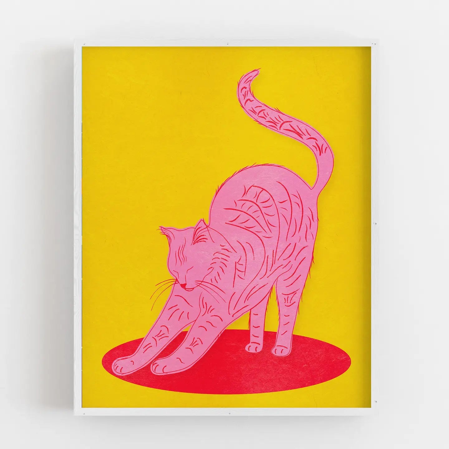 Posse Paper Goods - Stretching Cat Art Print