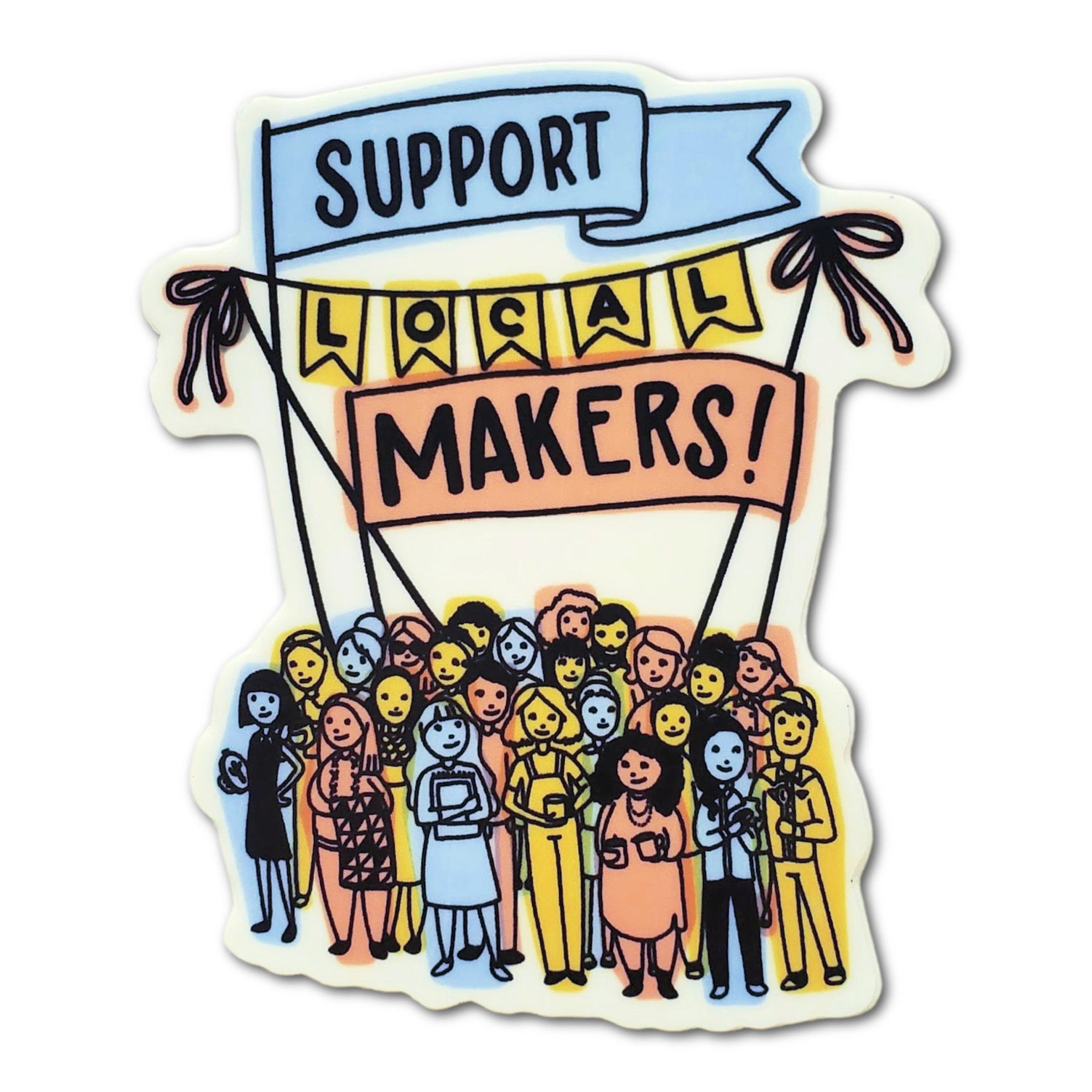 Shawna Smyth Studio - Support Local Maker Stickers