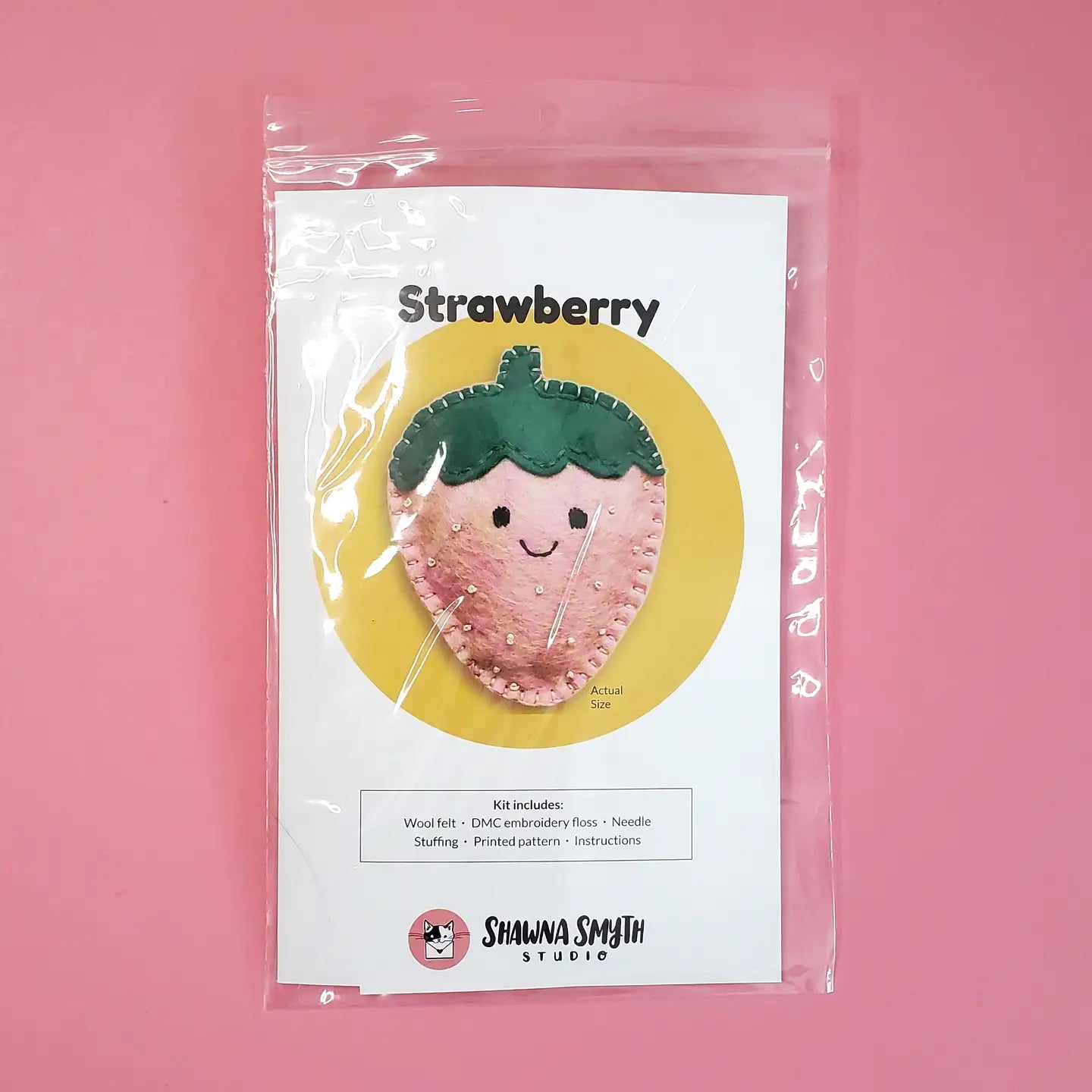 Shawna Smyth Studio - Strawberry Diy Felt Kit