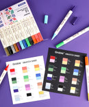 Grabie - Set of 12 Dual-Tip Acrylic Markers