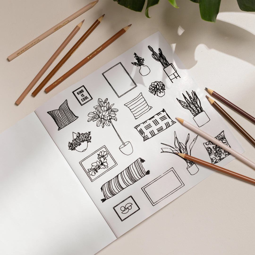 Paige Tate & Co. - Coolest Homes Ever Coloring Book