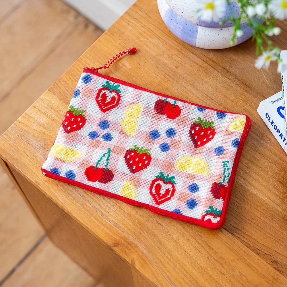 Craft Club - Needlepoint Pouch Kit: Fruit Market