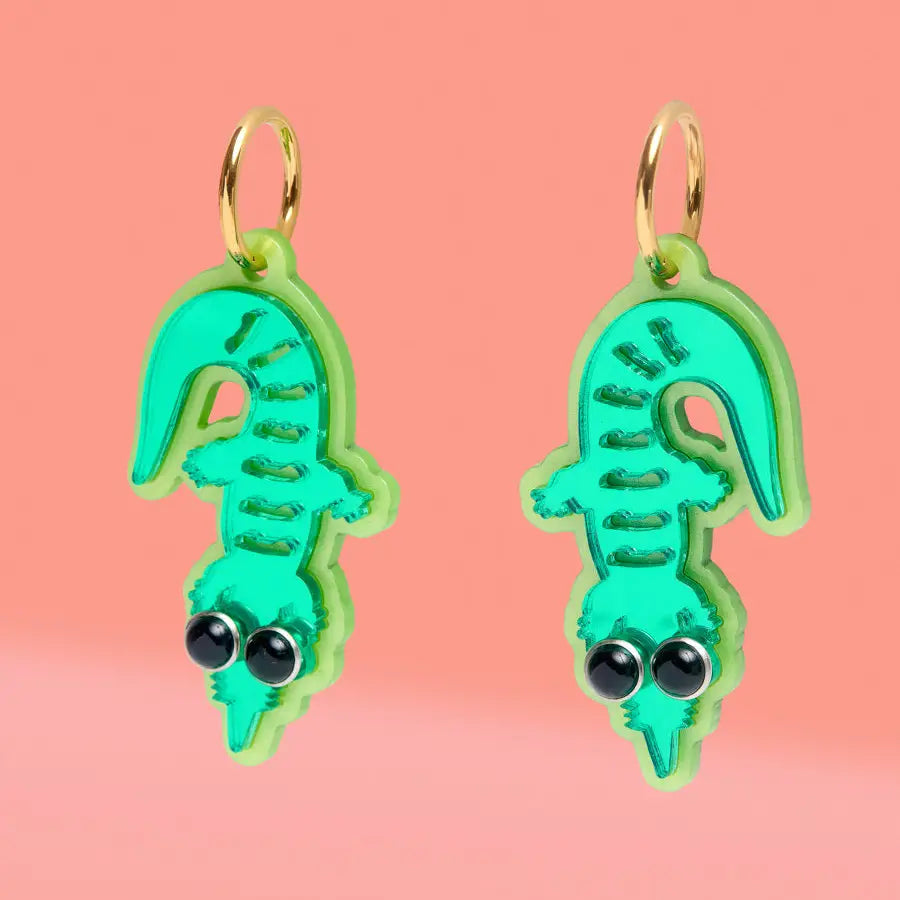 Tribe + Temple - Alligator Hoop Earrings