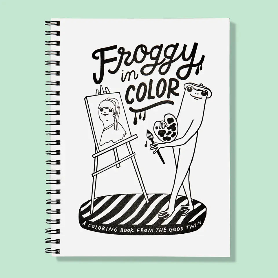 The Good Twin - Froggy in Color Coloring Book