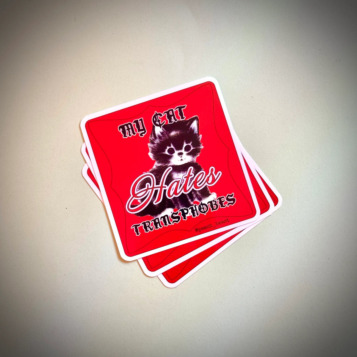 Peach Beast- Stickers