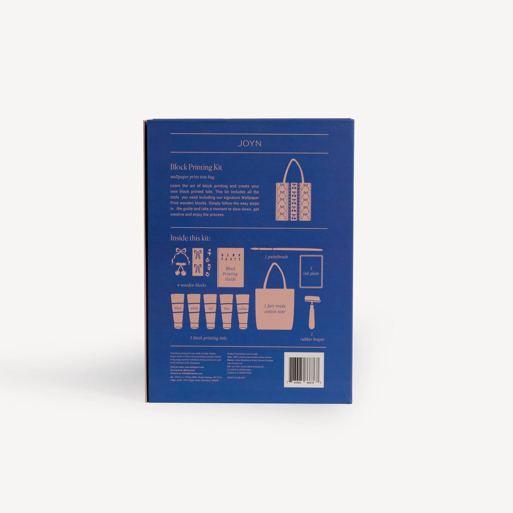 JOYN - Block Tote Bag Kit - Wallpaper Print