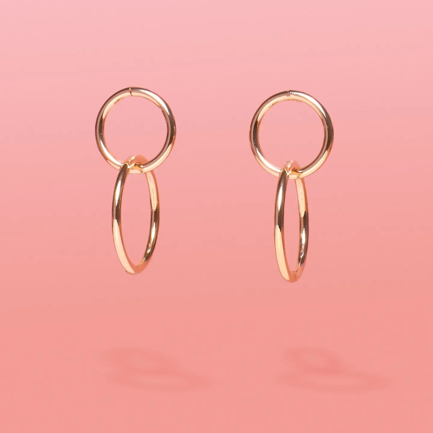 Tribe + Temple - Chai Gold 2 Tier Hoops