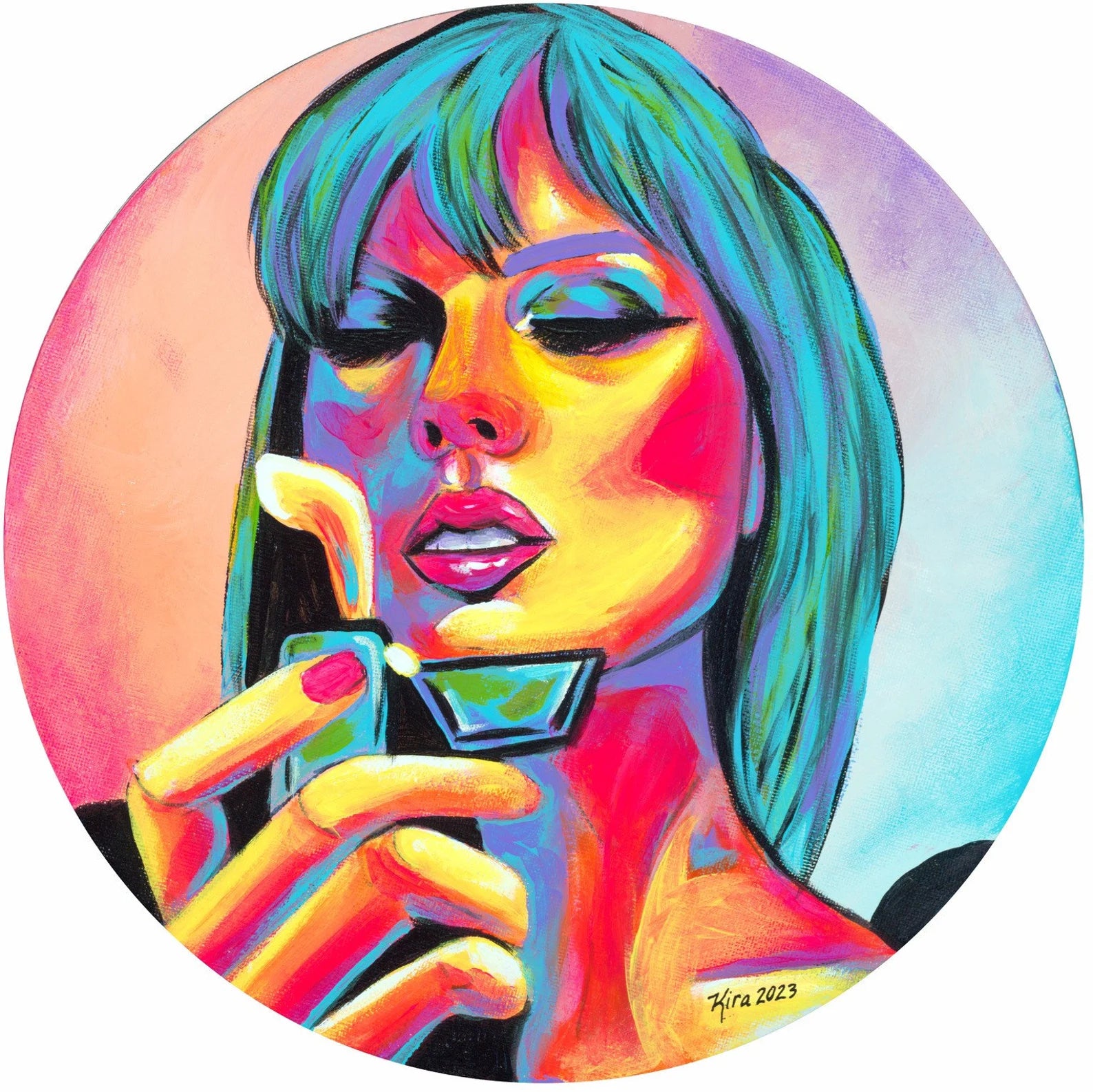 badgirlclubart - * Midnight Taylor Print