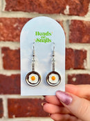 Heads or Snails - Egg Pan Earrings