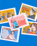 Illustrating Kait - Cards