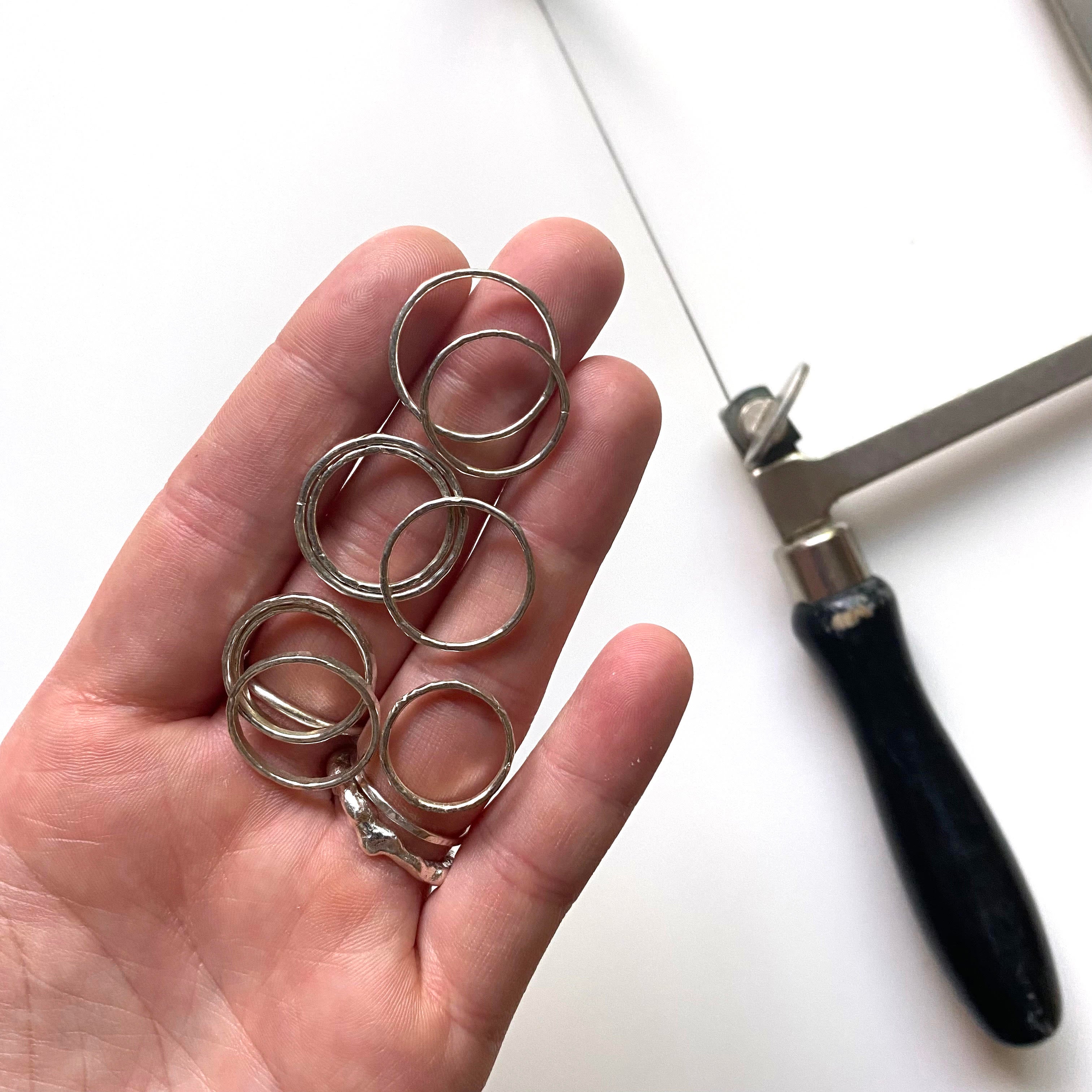 Crafting Your Own Silver Rings Workshop with Squiggle Cutters