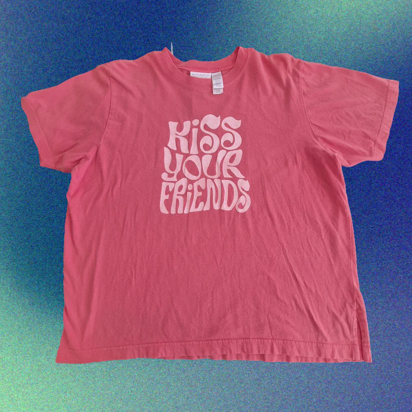 Wig Dog Press - * Screen Printed Shirt: Kiss Your Friends