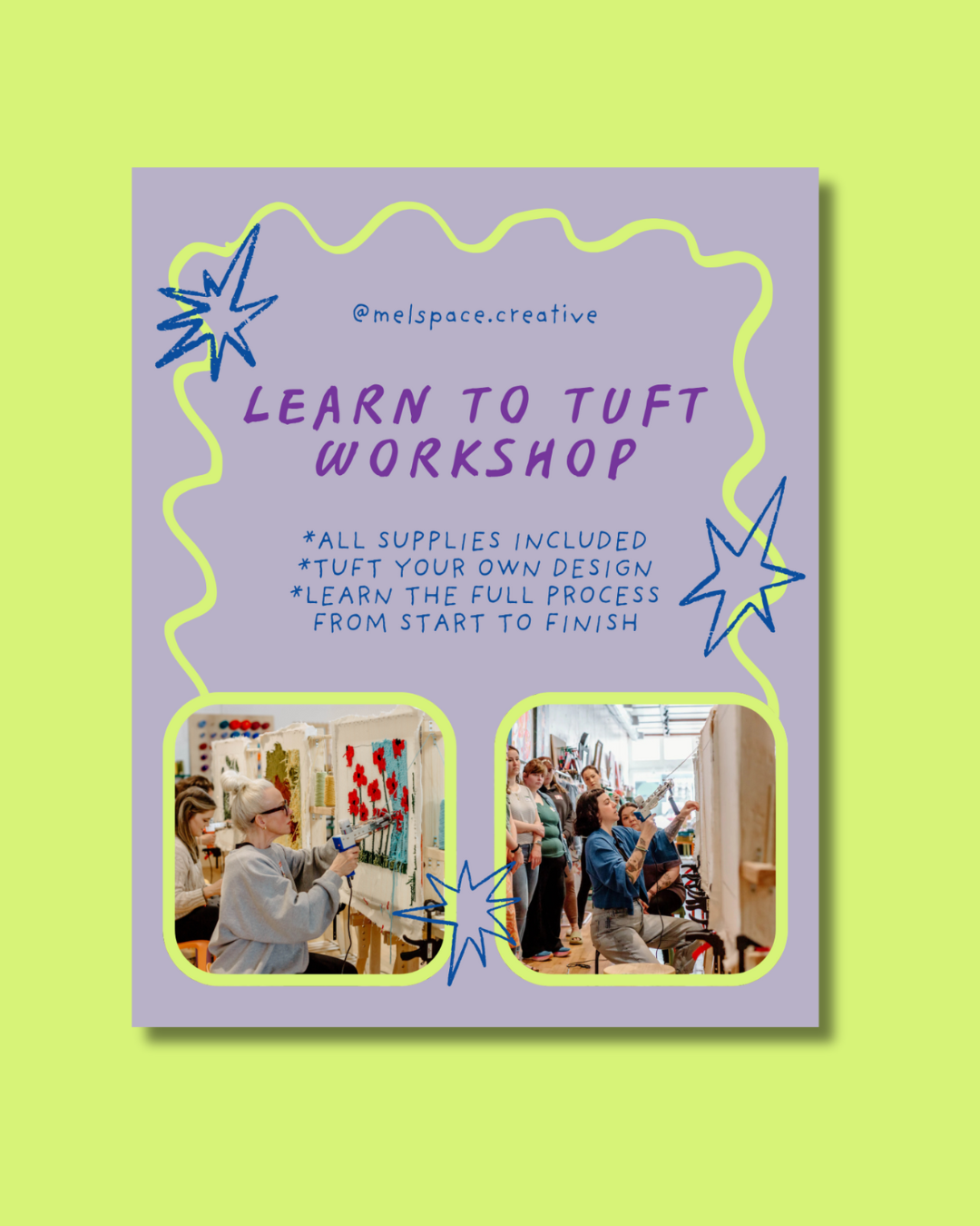 Learn to Tuft - Rug Tufting Workshop with Melspace Creative