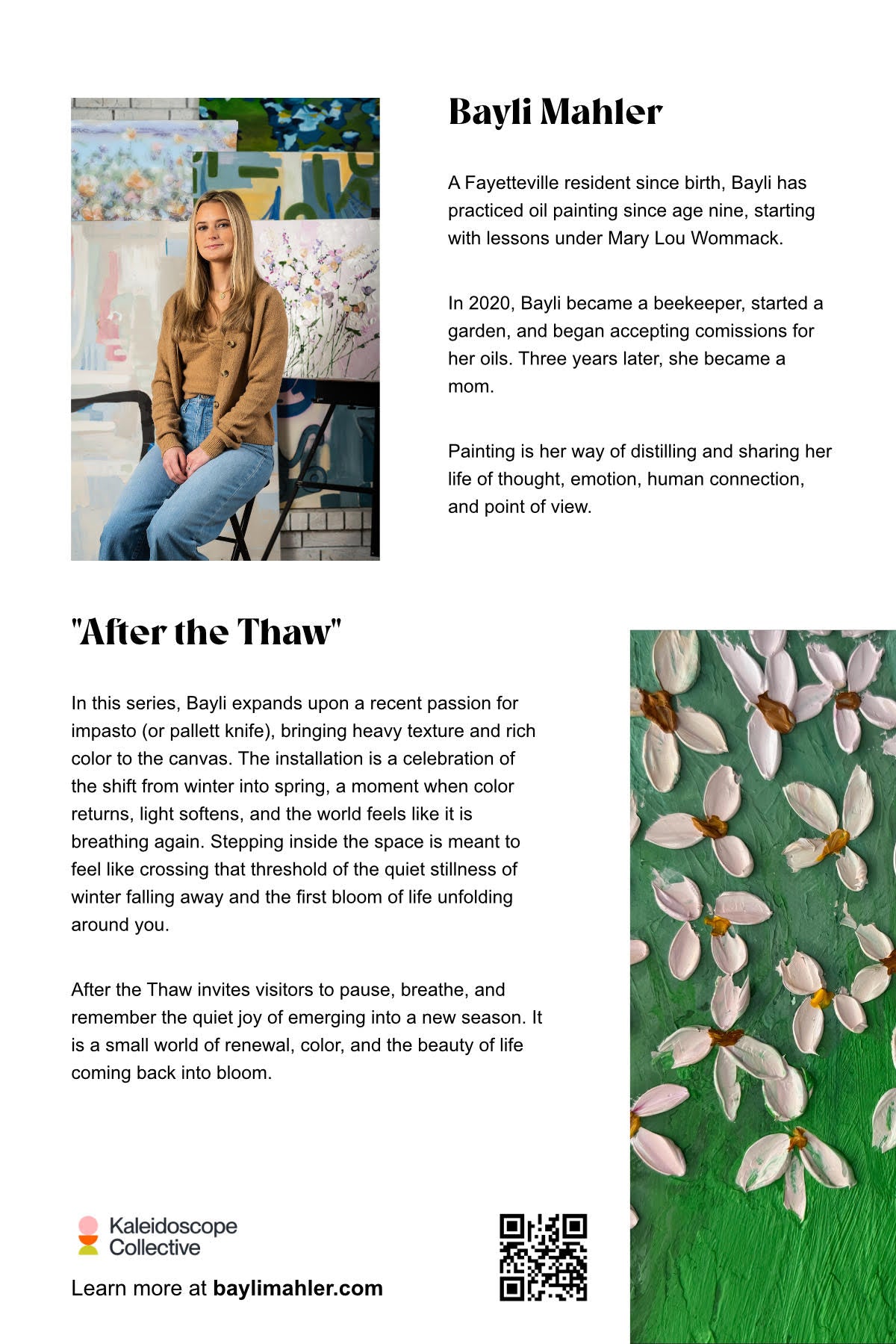 Art Show Opening - Bayli Mahler